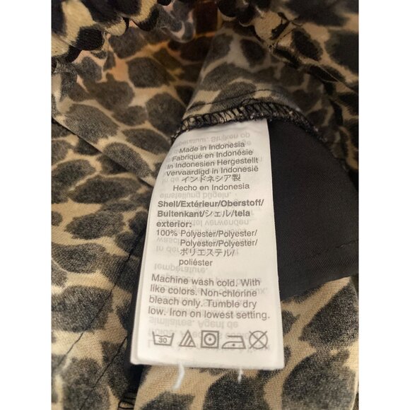 Women’s J.Crew Leopard Print Jamie Trouser Pants Size 2 With Elastic Waist - Picture 5 of 5